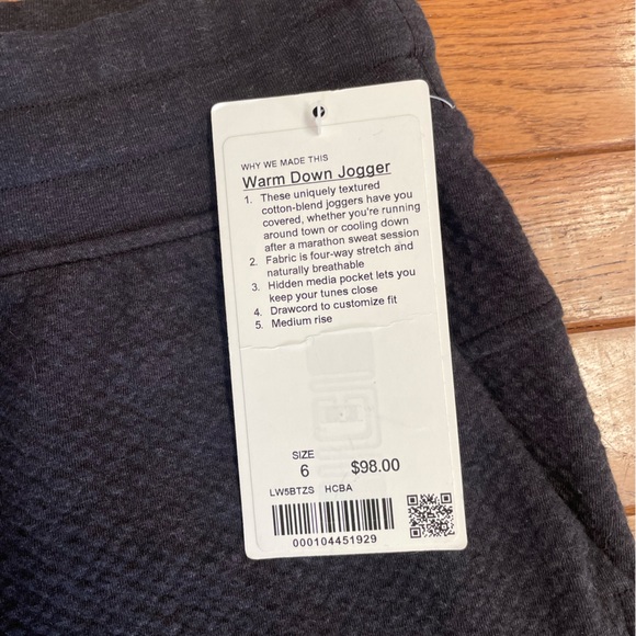 Lululemon Warm Down Jogger - Picture 3 of 5